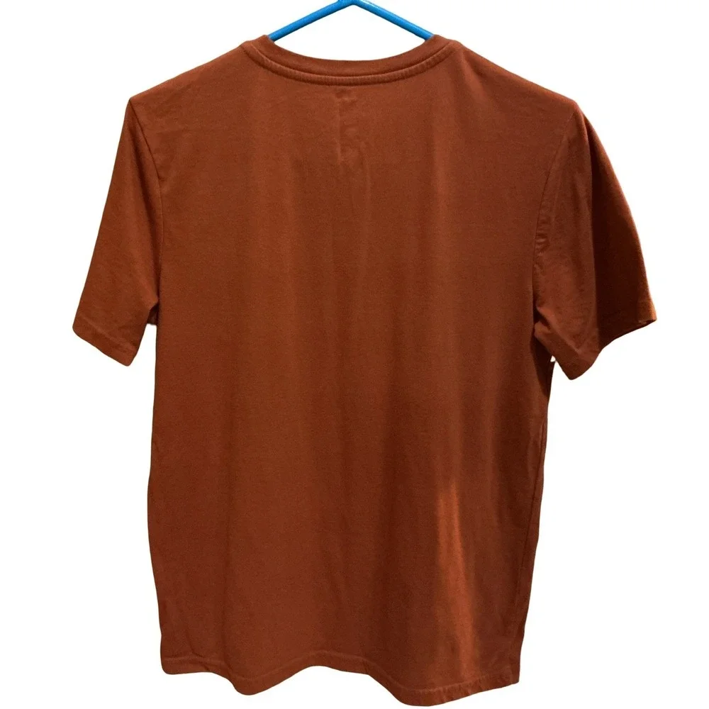 Sonoma‎ Goods For Life Boys XL Supersoft Henley Rust Orange Striped Shirt